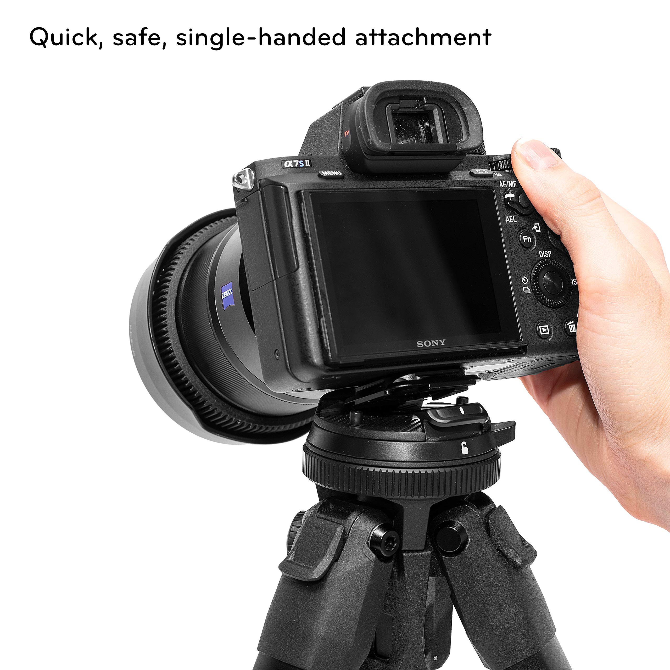 Peak Design Travel Tripod, Carbon Fiber, Compact Design, Quick Setup and Takedown, Pro-Level Stability, Ergonomic Ball Head, Compact and Portable Travel Tripod for Camera and Phone, 20 lb Capacity - Image 10