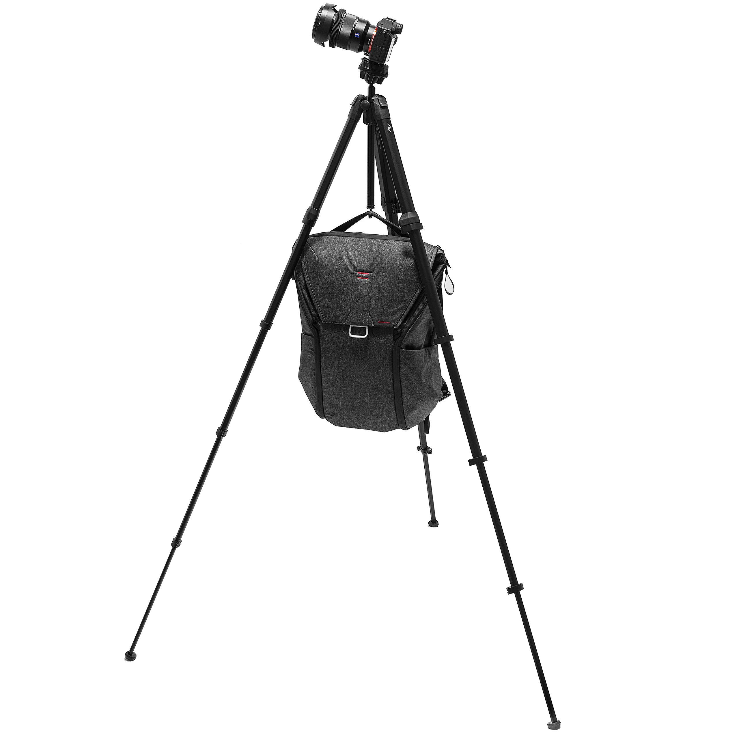Peak Design Travel Tripod, Carbon Fiber, Compact Design, Quick Setup and Takedown, Pro-Level Stability, Ergonomic Ball Head, Compact and Portable Travel Tripod for Camera and Phone, 20 lb Capacity - Image 3
