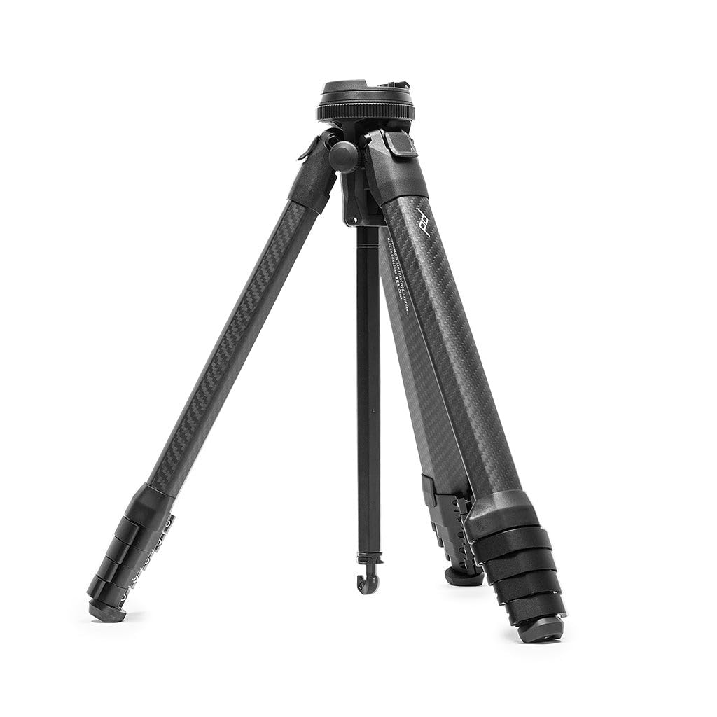 Peak Design Travel Tripod, Carbon Fiber, Compact Design, Quick Setup and Takedown, Pro-Level Stability, Ergonomic Ball Head, Compact and Portable Travel Tripod for Camera and Phone, 20 lb Capacity - Image 4